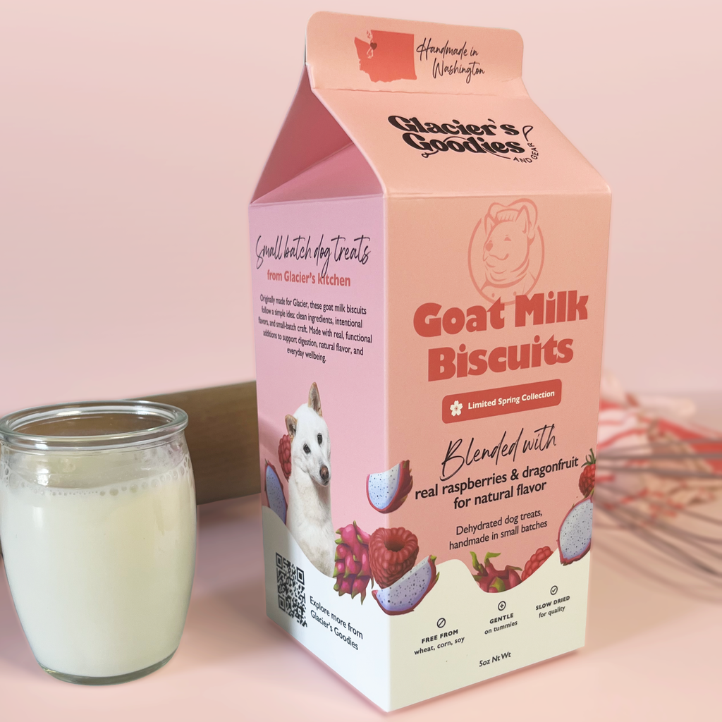 Goat Milk Dog Treats — Dragonfruit & Raspberry (Limited)