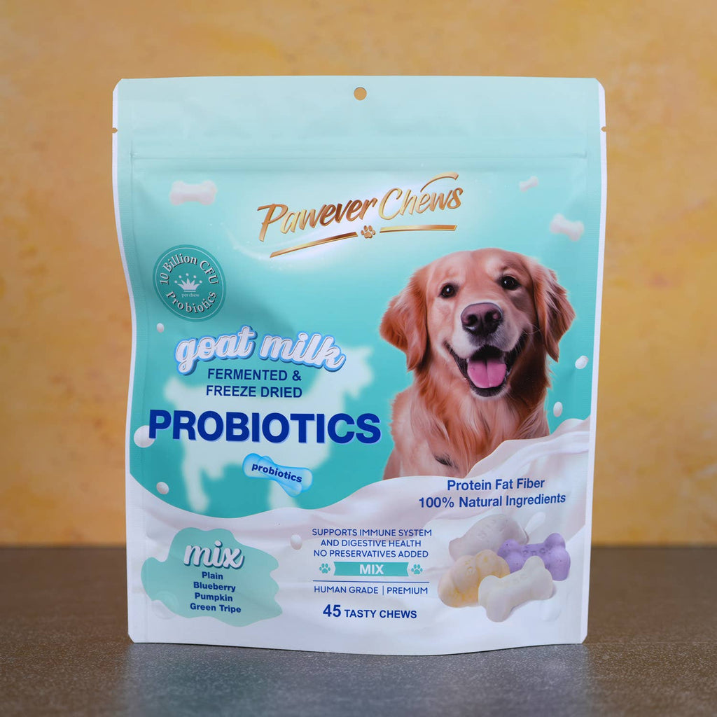 PAWEVER CHEWS Goat Milk Fermented Probiotic Mixed (Dog& Cat)