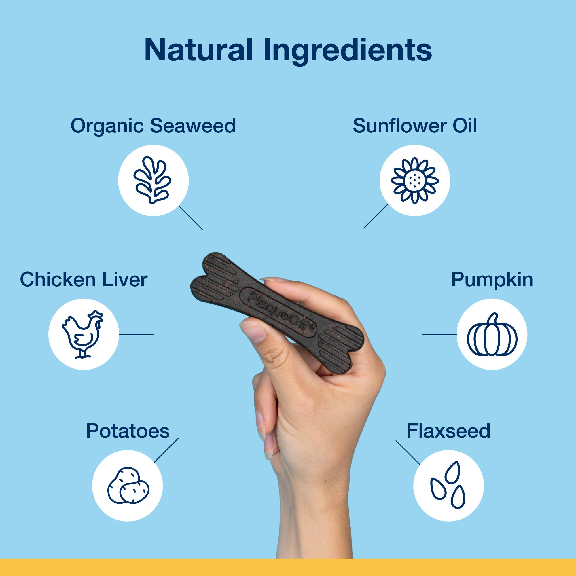 ProDen PlaqueOff® Dental Care Bones - Chicken & Pumpkin
