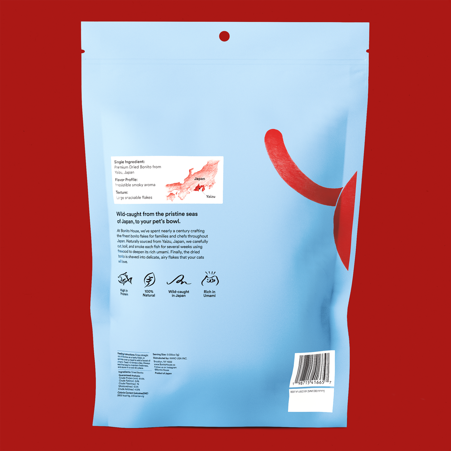 Umami Treats: Bonito Flakes Single Ingredient 4oz bag