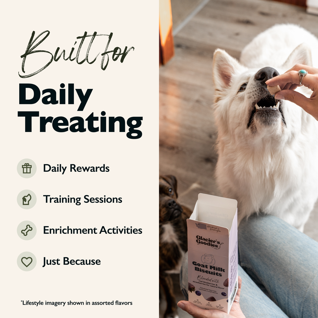Goat Milk Dog Treats — Peanut & Banana