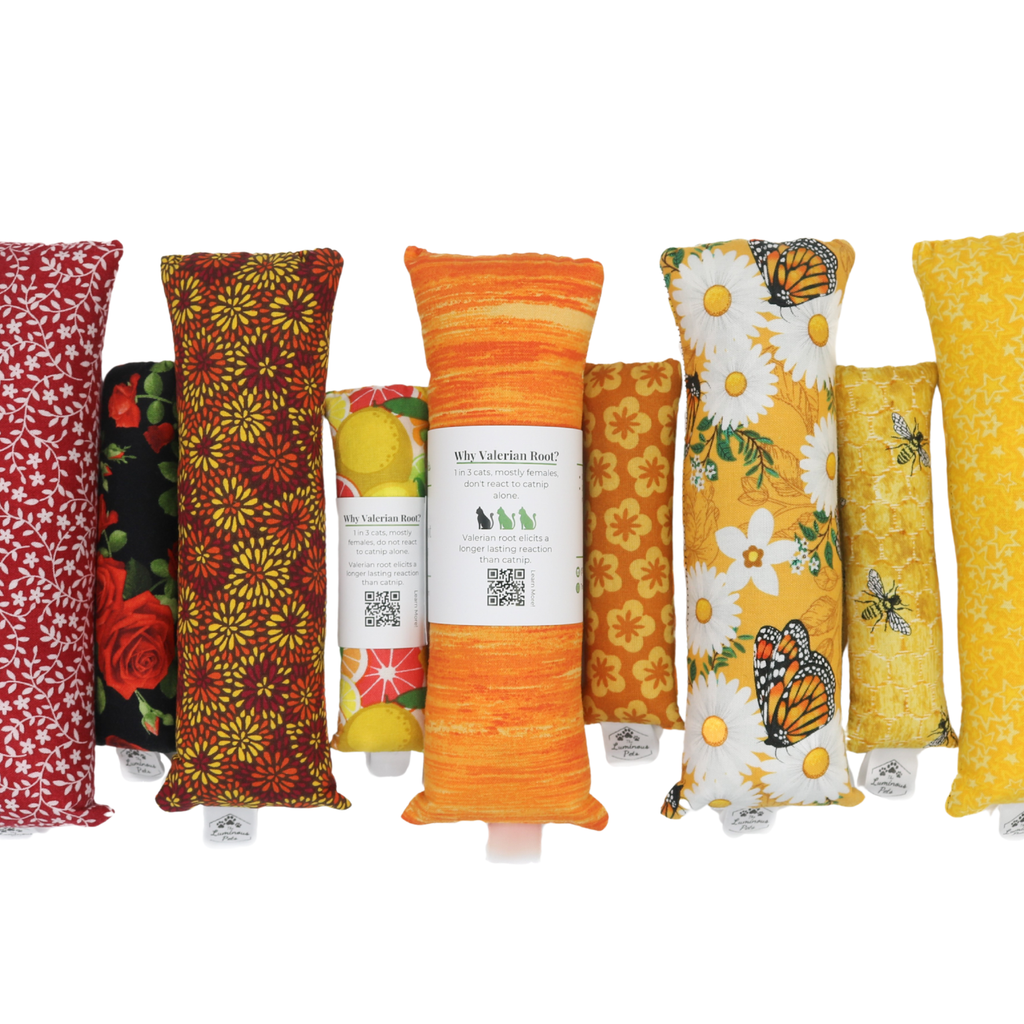 Catnip with Valerian Root Cat Toy | Warm Tones | Random Color