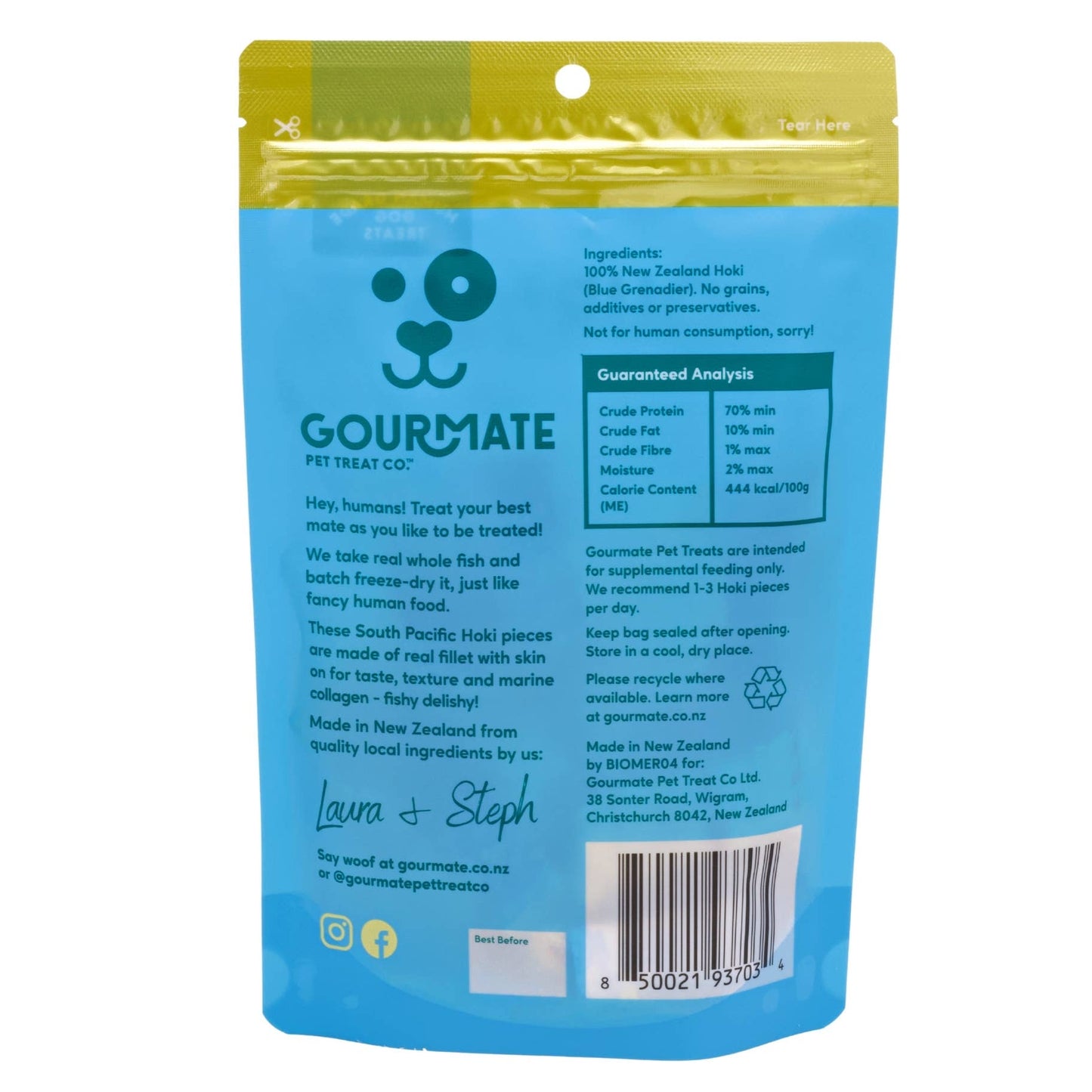 Gourmate Pet Treat Co. South Pacific Hoki | 100% Fish Treat