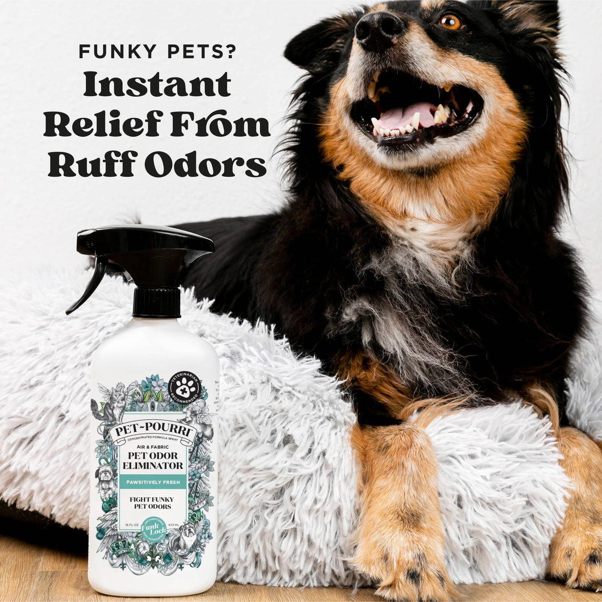 Pet~Pourri Pawsitively Fresh Air+Fabric Odor Refresher 16oz