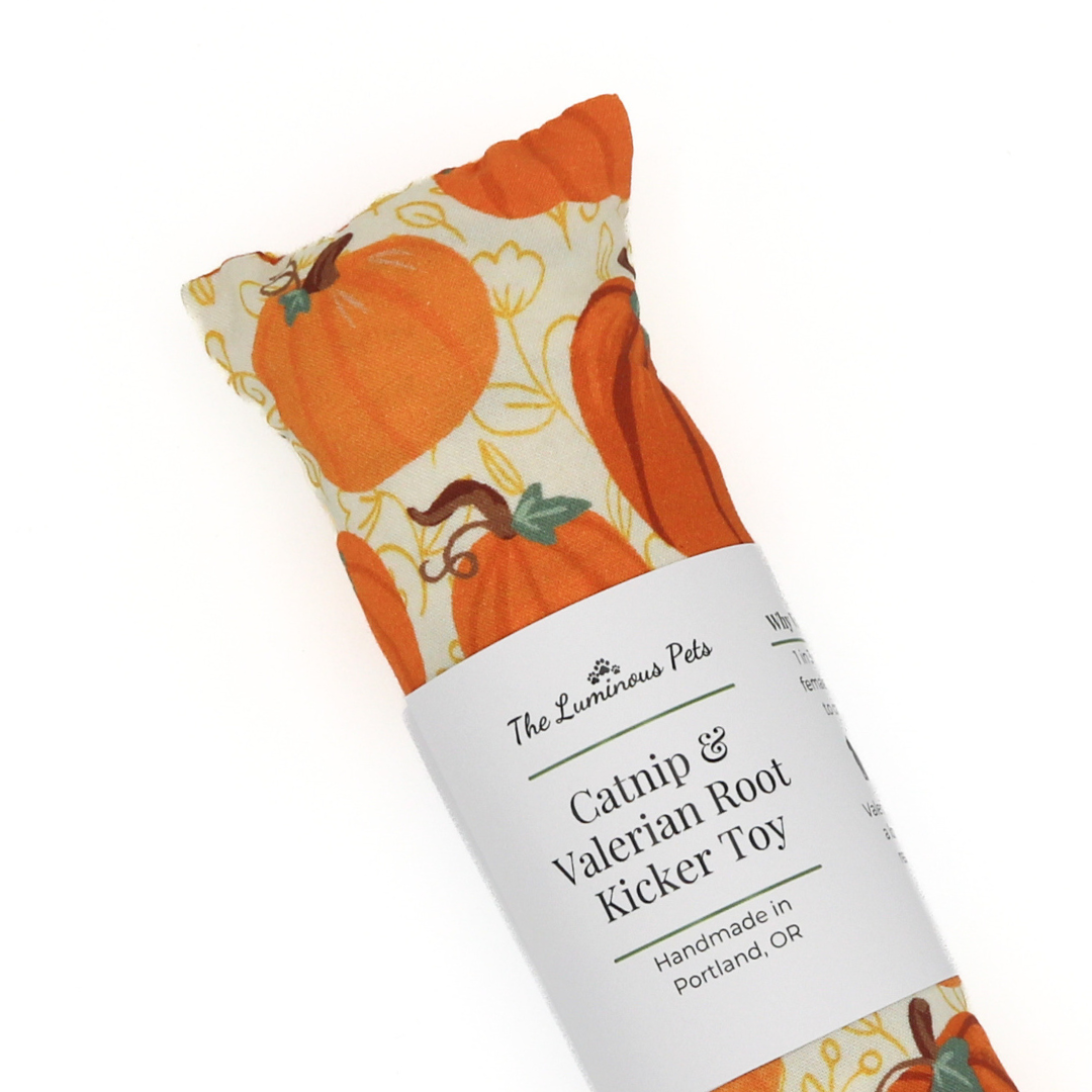 Catnip with Valerian Root Cat Toy | Autumn | Pumpkins