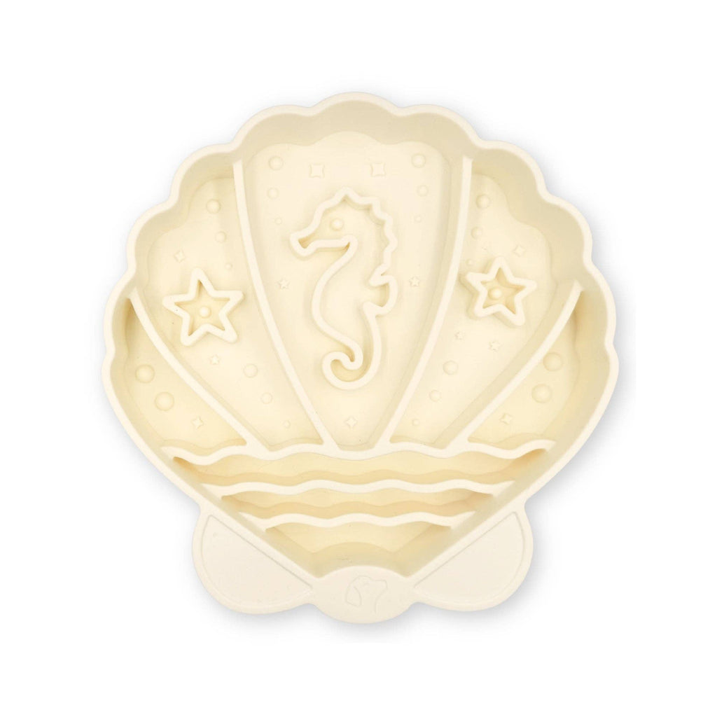 Seashell Slow Feeder Bowl | Pearl