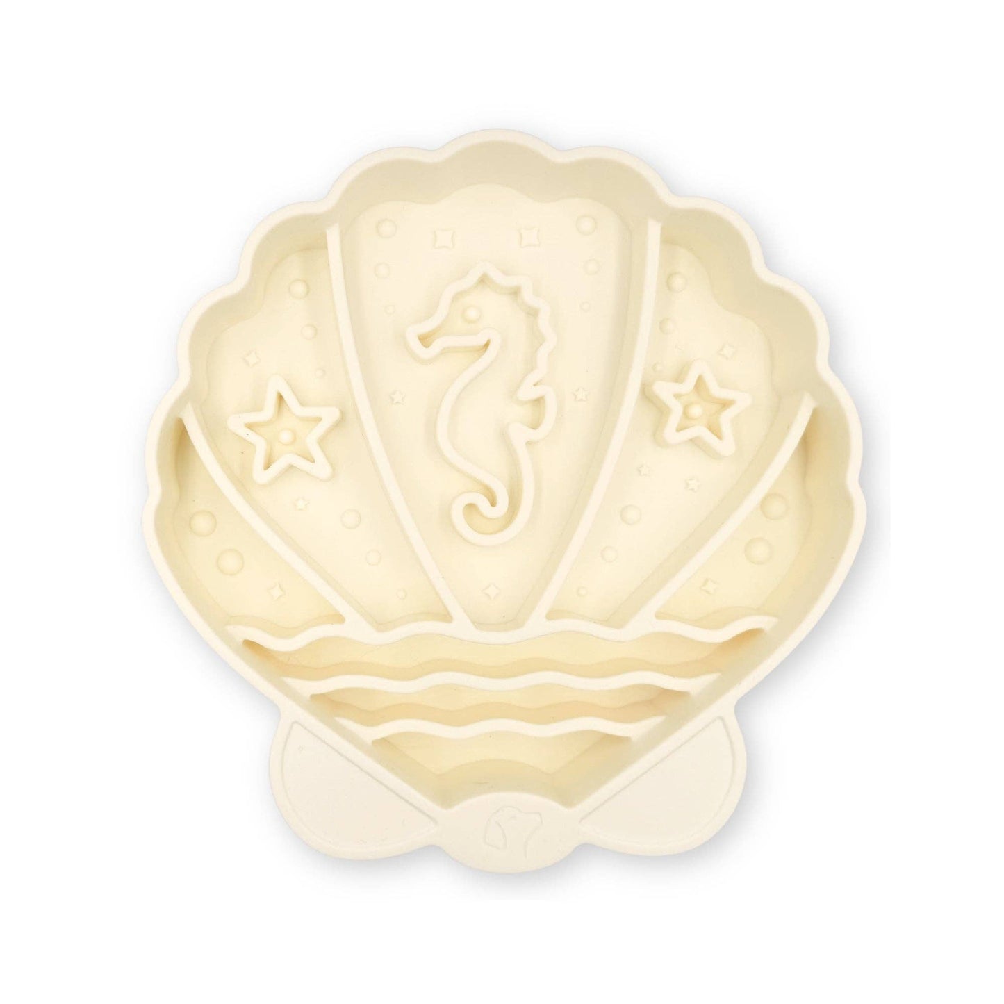 Seashell Slow Feeder Bowl | Pearl