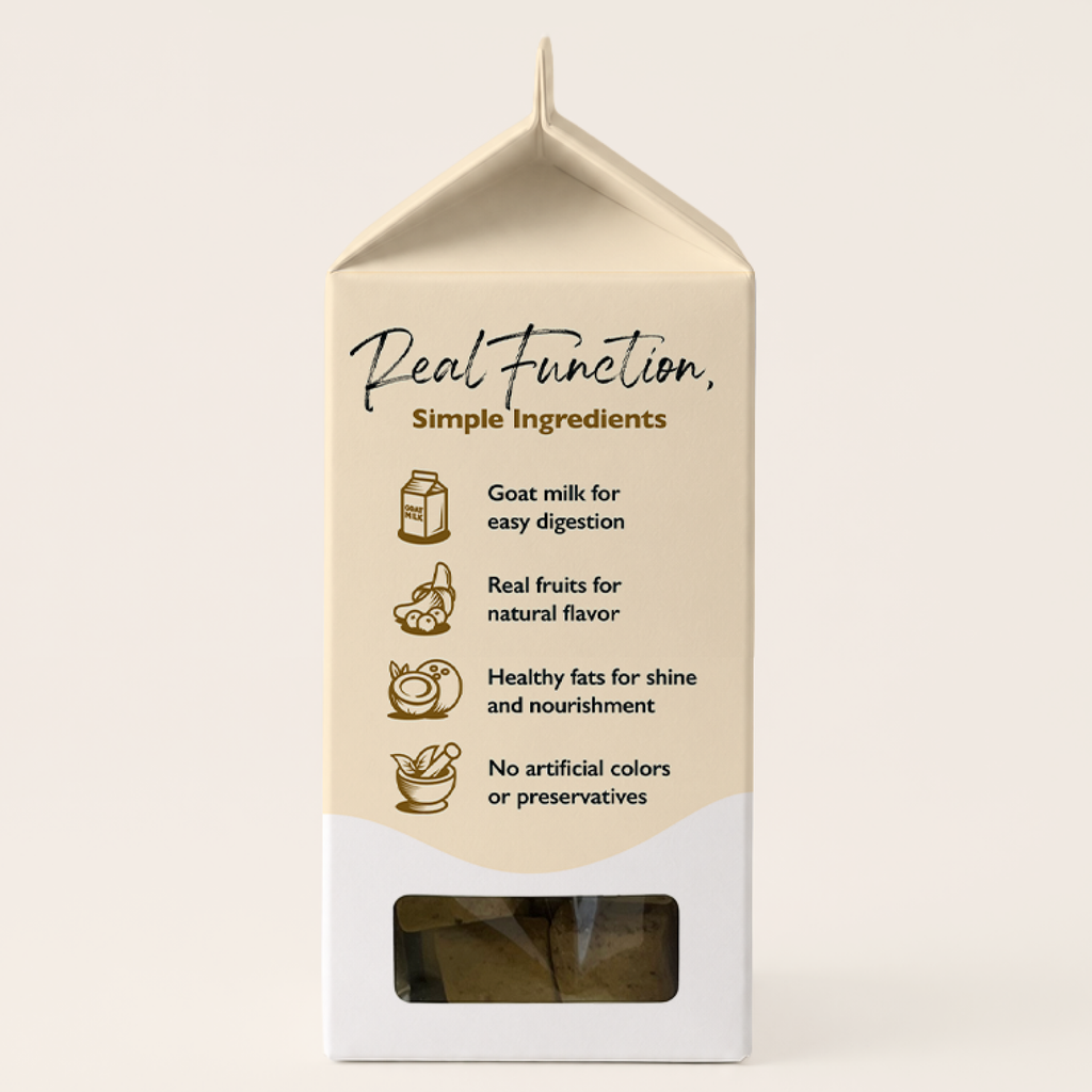 Goat Milk Dog Treats — Peanut & Banana