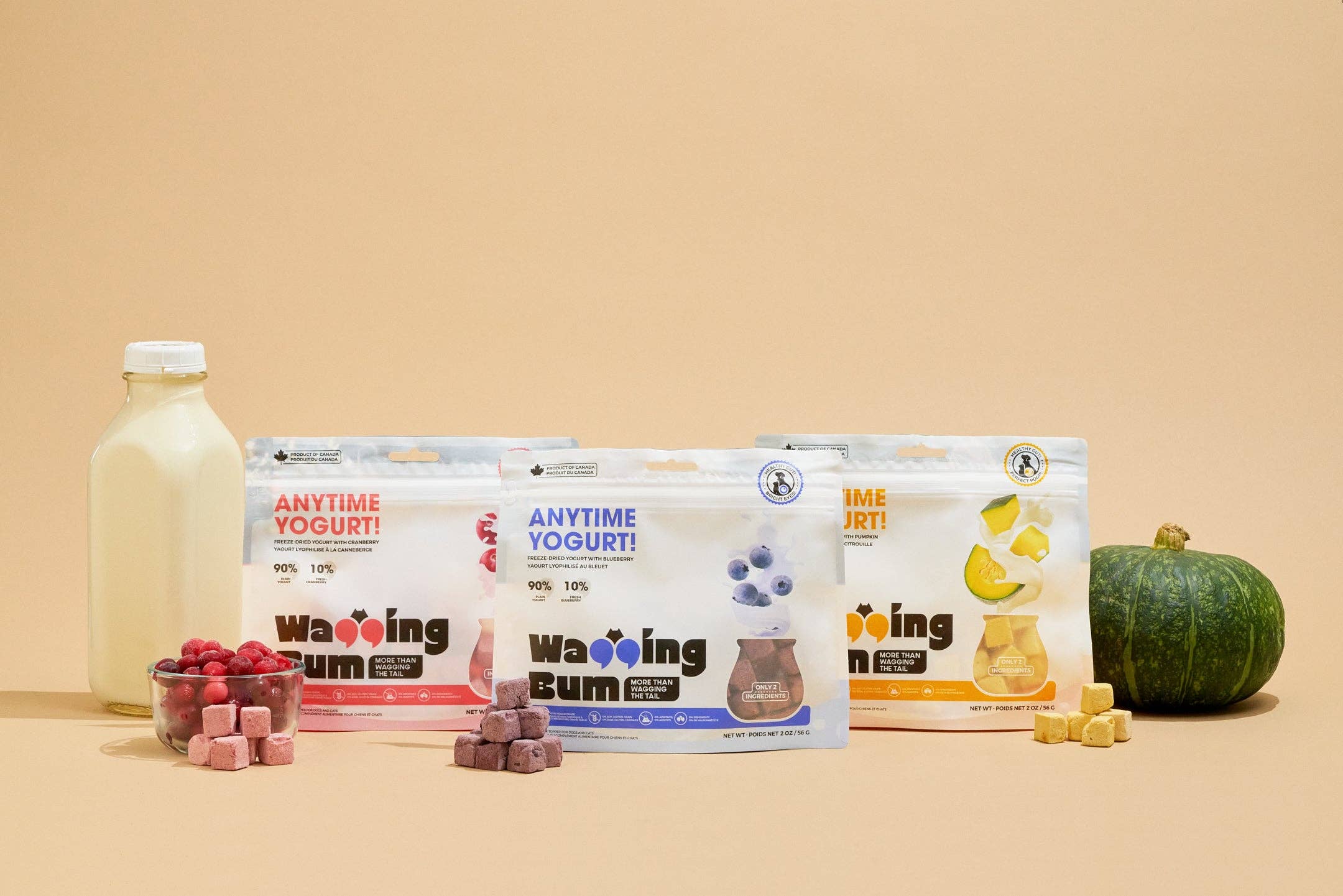 ANYTIME YOGURT! Freeze-dried Greek Yogurt with Blueberry