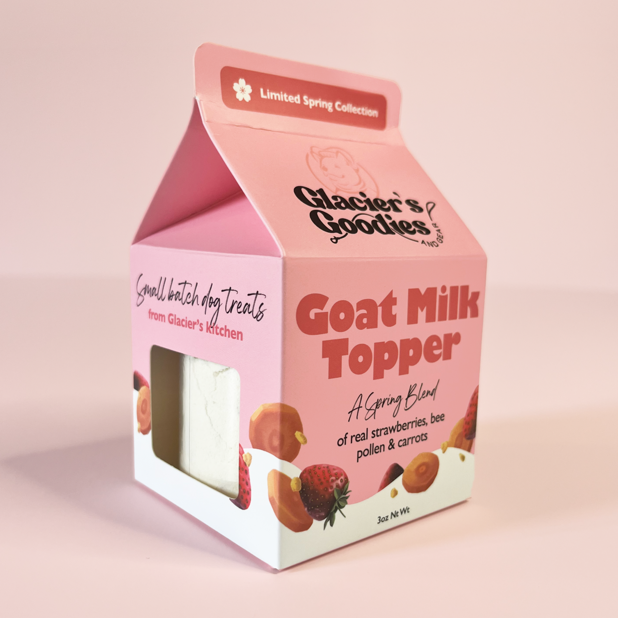 Goat Milk Topper with Strawberry, Bee Pollen (Limited)