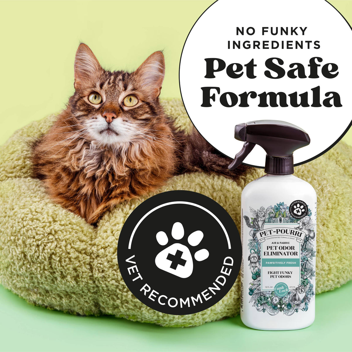 Pet~Pourri Pawsitively Fresh Air+Fabric Odor Refresher 16oz