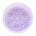 Flower + Leaf Slow Feeder Bowls (Translucent Purple)