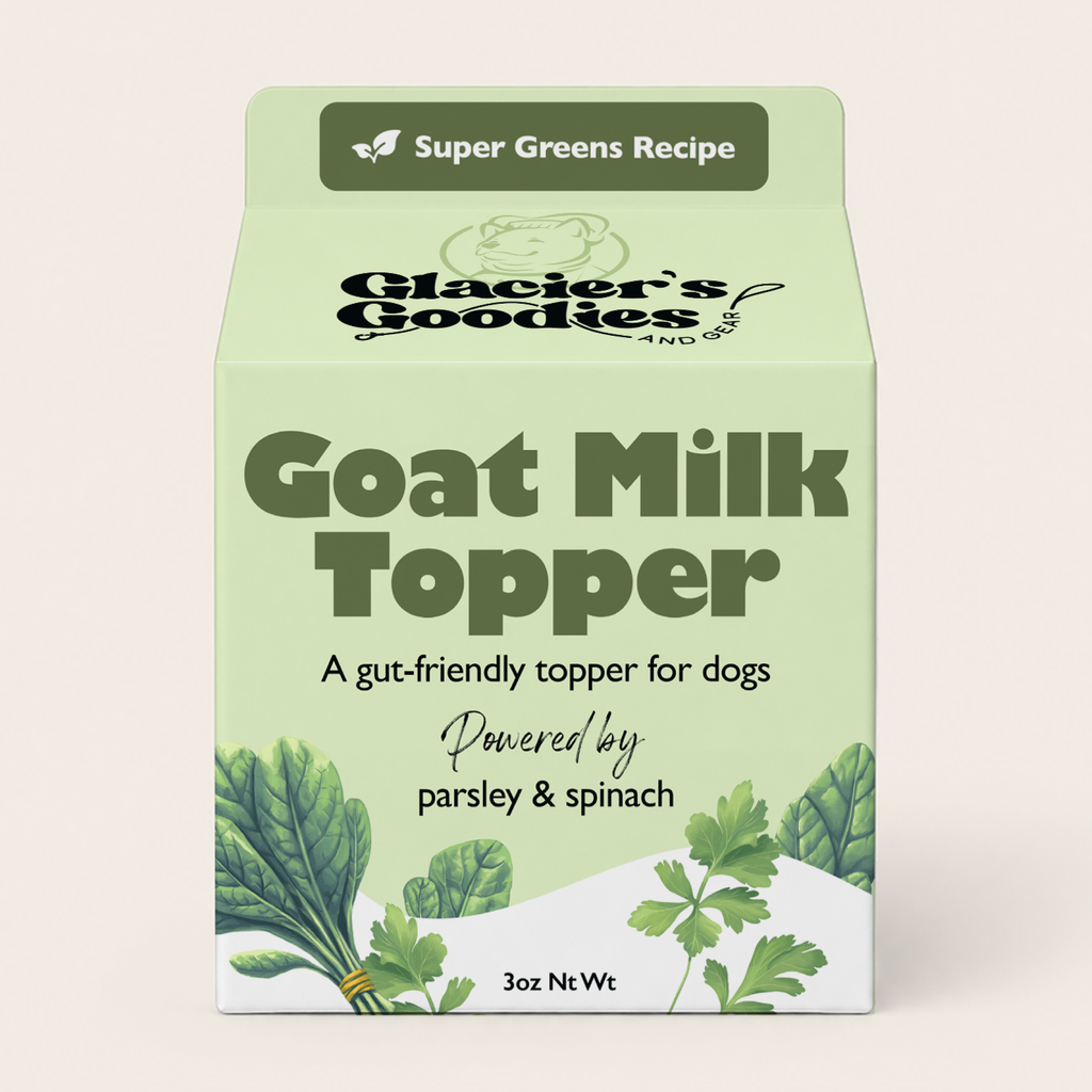 Goat Milk Dog Topper – Parsley & Spinach | Gut-Friendly