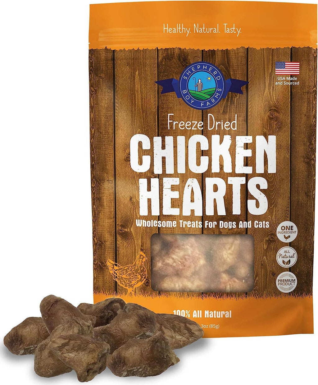 Freeze Dried Chicken Heart Treats