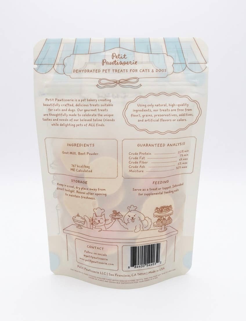 Dehydrated Paw Goat Milk Treats for Cats & Dogs 50g