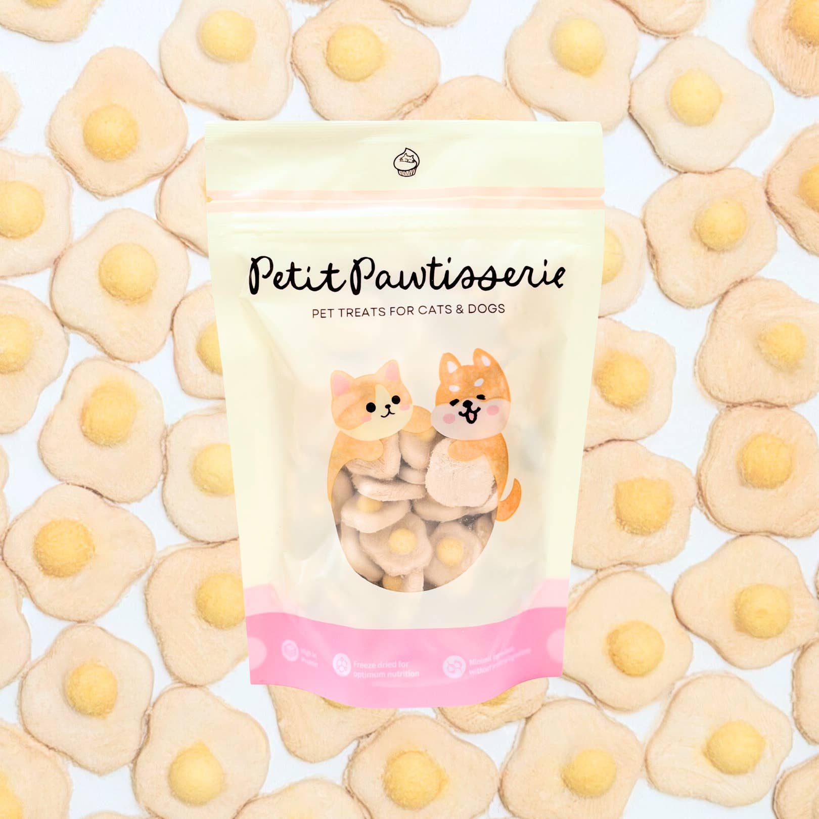 Freeze Dried Chicken Egg Treats for Cats & Dogs 50g