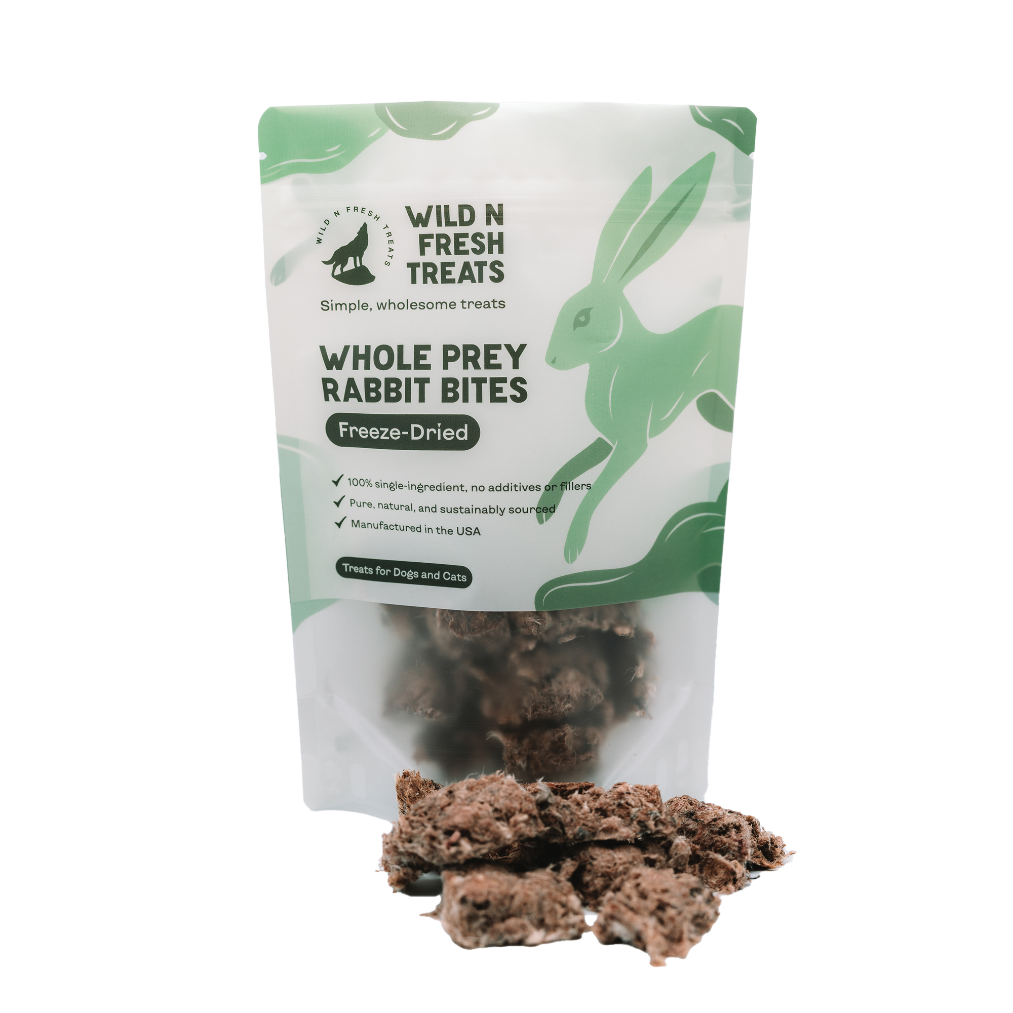 Freeze-Dried Whole Prey Rabbit Bites
