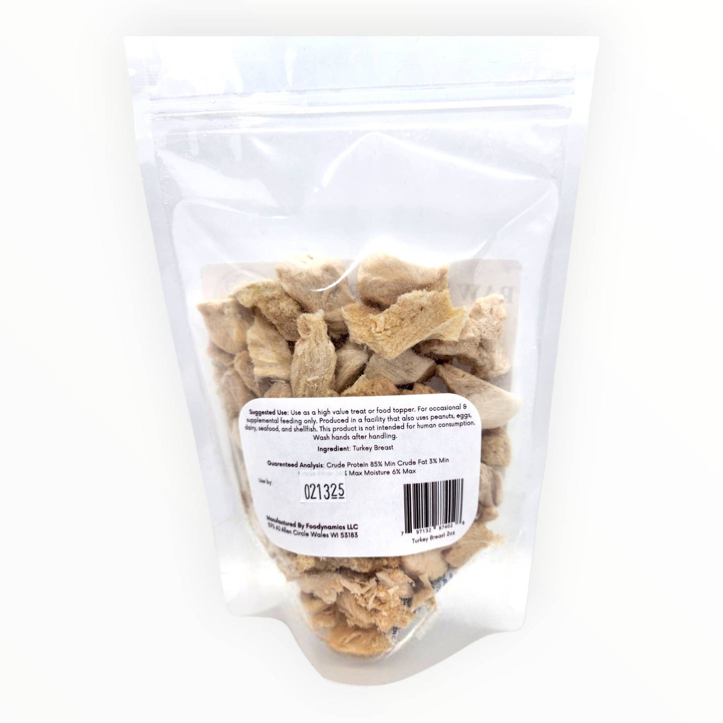 Turkey Breast Freeze-Dried 2oz