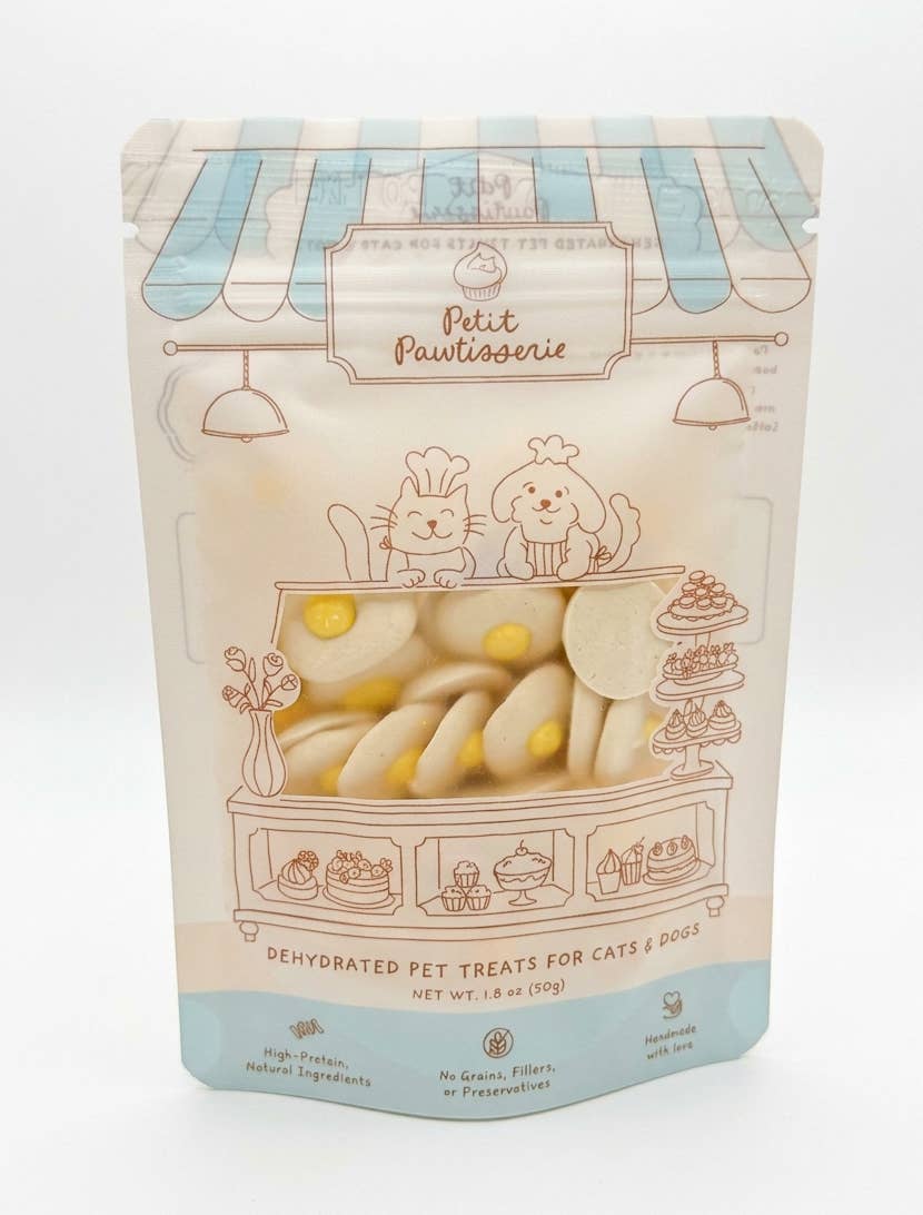 Dehydrated Egg Goat Milk Treats for Dogs & Cat 50g